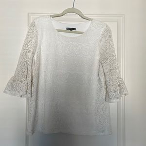 Adrianna Papell white blouse